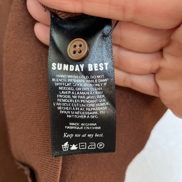 ❗️SOLD❗️Sunday Best Short Sleeve Cece Dress Size L - Picture 8 of 9